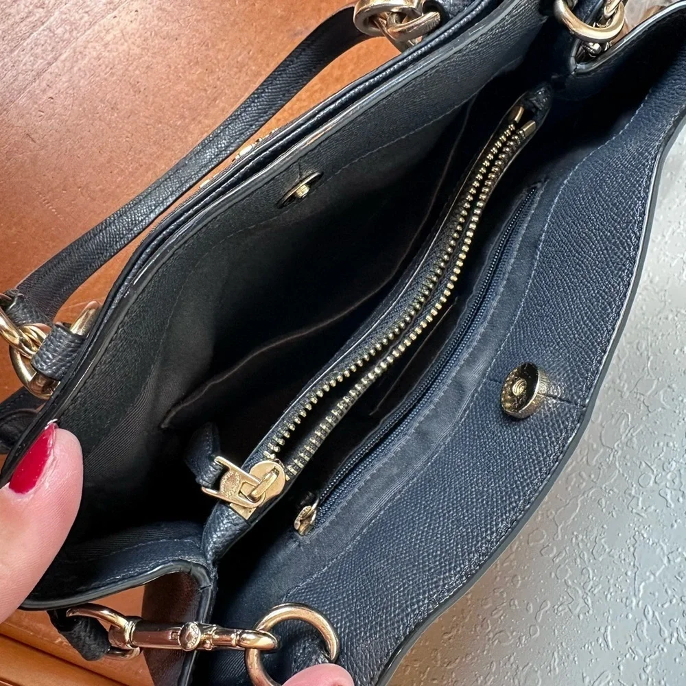 COACH Minetta Crossbody Bag Black/Navy
